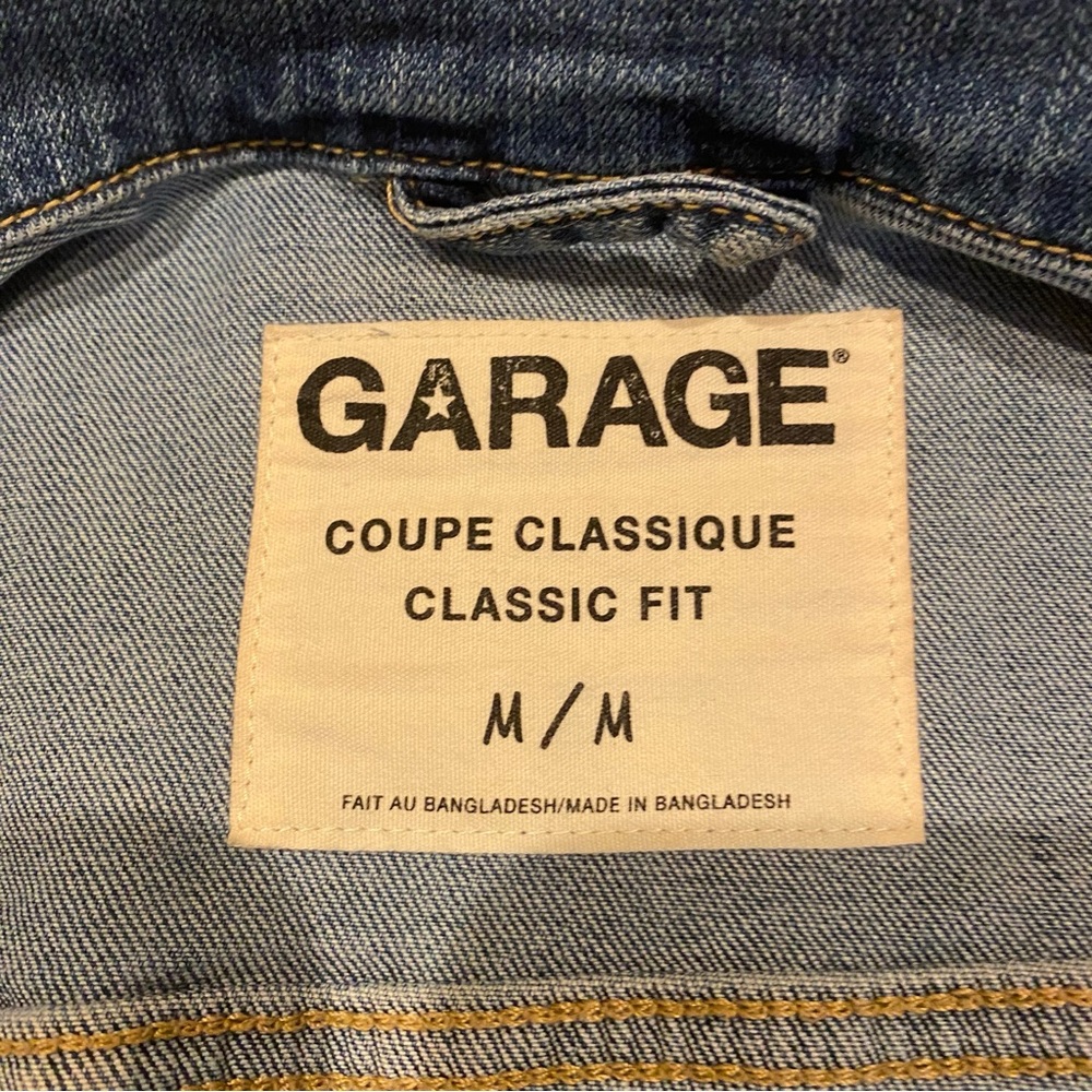Garage classic fit denim jacket M - Picture 3 of 3